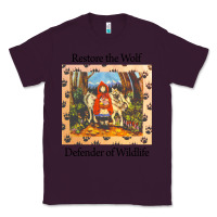 Plum restore the wolf defenders of wildlife Classic Tee - linhVisuals