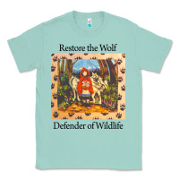 Seafoam restore the wolf defenders of wildlife Classic Tee - linhVisuals