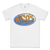 White richo surf shop Classic Tee - linhVisuals