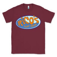 Burgundy richo surf shop Classic Tee - linhVisuals