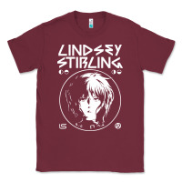 Burgundy lindsey stirling white Classic Tee - linhVisuals