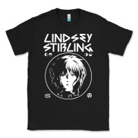 Black lindsey stirling white Classic Tee - linhVisuals