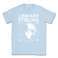 Dusty Blue lindsey stirling white Classic Tee - linhVisuals