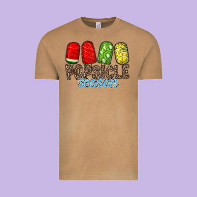Popsicle Season Vintage Tee Designed By Racoondesign