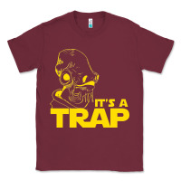 Burgundy it's a trap Classic Tee - linhVisuals