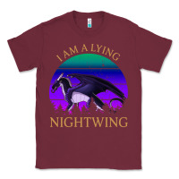 Burgundy wings of fire i am a lying nightwing vintage Classic Tee - linhVisuals
