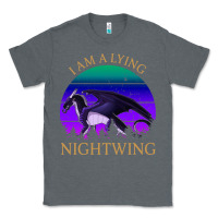 Charcoal Heather wings of fire i am a lying nightwing vintage Classic Tee - linhVisuals