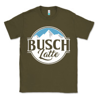 Army Green premium busch Classic Tee - linhVisuals