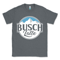 Charcoal Heather premium busch Classic Tee - linhVisuals