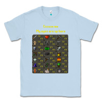 Dusty Blue runescape game Classic Tee - linhVisuals