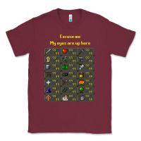 Burgundy runescape game Classic Tee - linhVisuals