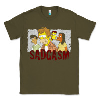 Army Green sadgasm Classic Tee - linhVisuals