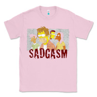 Bubblegum Pink sadgasm Classic Tee - linhVisuals