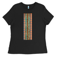 Black Fall Pattern Ladies Tee - Artiststas