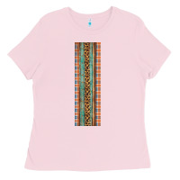 Bubblegum Pink Fall Pattern Ladies Tee - Artiststas