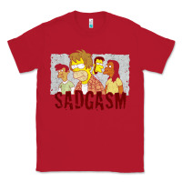 Red sadgasm Classic Tee - linhVisuals