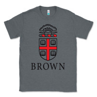 Charcoal Heather brown university Classic Tee - linhVisuals