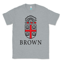 Heather Grey brown university Classic Tee - linhVisuals