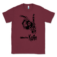 Burgundy k o r n classic Classic Tee - linhVisuals