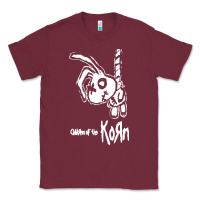 Burgundy k o r n classic Classic Tee - linhVisuals