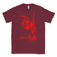 Burgundy k o r n classic Classic Tee - linhVisuals