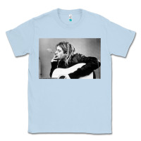 Dusty Blue kurt smoking Classic Tee - linhVisuals