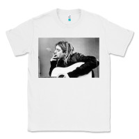 White kurt smoking Classic Tee - linhVisuals