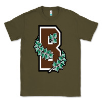 Army Green brown university Classic Tee - linhVisuals
