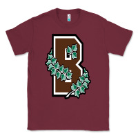 Burgundy brown university Classic Tee - linhVisuals