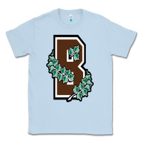 Dusty Blue brown university Classic Tee - linhVisuals
