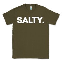 Army Green salty Classic Tee - linhVisuals