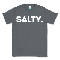 Charcoal Heather salty Classic Tee - linhVisuals