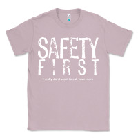 Lilac safety first science teacher Classic Tee - linhVisuals