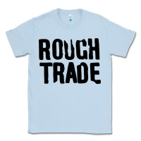 Dusty Blue Rough Trade Classic Tee - linhVisuals