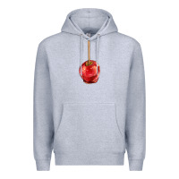 Heather Grey apple candy Premium Hoodie - AdoDesignShop