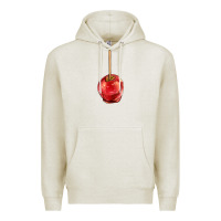 Oatmeal Heather apple candy Premium Hoodie - AdoDesignShop