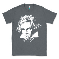 Charcoal Heather beethoven Classic Tee - linhVisuals