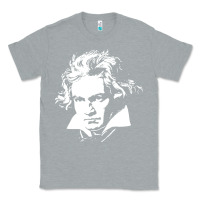 Heather Grey beethoven Classic Tee - linhVisuals