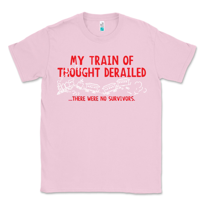 My Train Of Thought Derailed Classic Tee by linhVisuals | Teevron