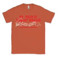 Copper my train of thought derailed Classic Tee - linhVisuals