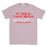 Lilac my train of thought derailed Classic Tee - linhVisuals