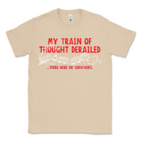 Mushroom my train of thought derailed Classic Tee - linhVisuals