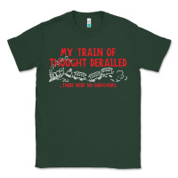 Sports Green my train of thought derailed Classic Tee - linhVisuals