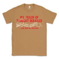 Toasted Coconut my train of thought derailed Classic Tee - linhVisuals
