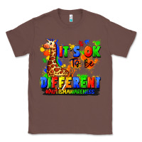 Chestnut it's ok to be different autism awareness Classic Tee - FaDigitalArtStudio