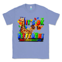 Colony Blue it's ok to be different autism awareness Classic Tee - FaDigitalArtStudio