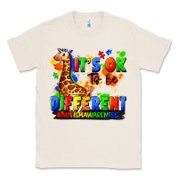 Natural it's ok to be different autism awareness Classic Tee - FaDigitalArtStudio