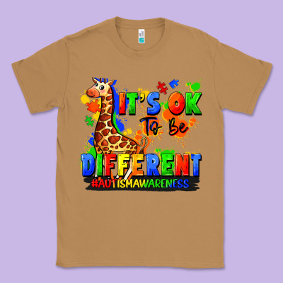 It's Ok To Be Different Autism Awareness Classic Tee Designed By Fadigitalartstudio