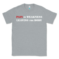 Heather Grey pain is weakness leaving the body Classic Tee - linhVisuals