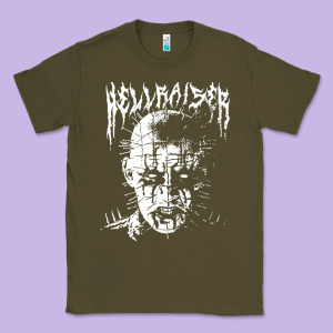 Black Metal Pinhead Classic Tee Designed By Linhvisuals